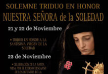 Solemne Triduo a la Virgen de la Soledad 2024